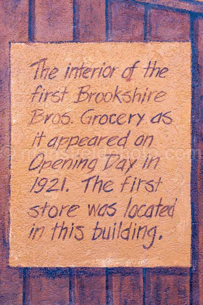 Brookshire Bros Mural in Lufkin, Texas A4-29452 - Mansfield Photography