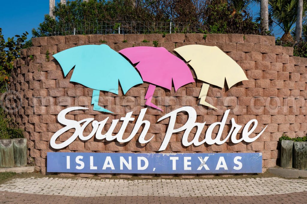 Sign at South Padre Island, Texas A4-29549 - Mansfield Photography