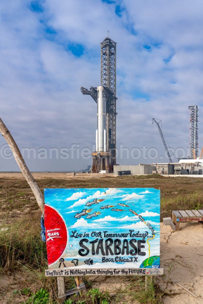 SpaceX Launchpad at Boca Chica A4-29856 - Mansfield Photography