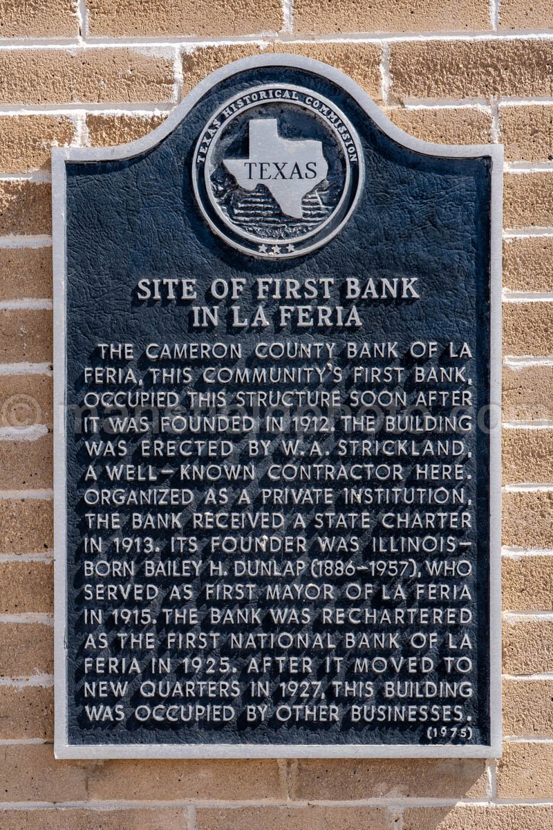 Old Bank in La Feria, Texas A4-29985