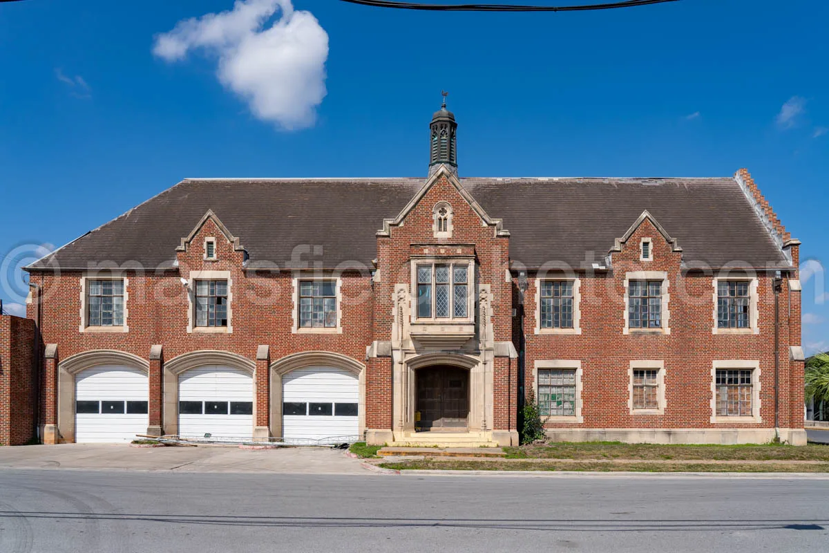 Old City Hall and Firehouse in Mercedes, Texas A4-29997