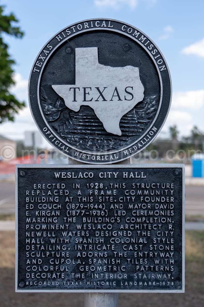 Old City Hall in Weslaco, Texas A4-30041