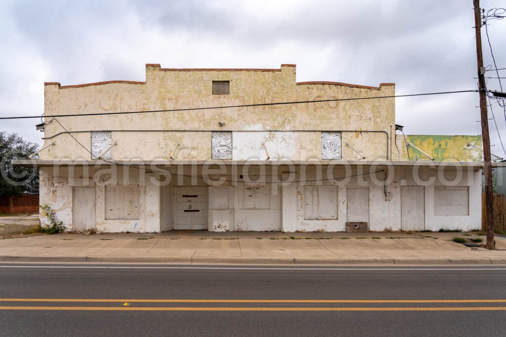 Old Theatre in Carrizo Springs, Texas A4-30199 - Mansfield Photography