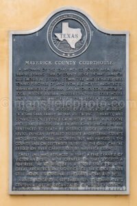 Eagle Pass, Texas, Maverick County Courthouse A4-30220 - Mansfield Photography