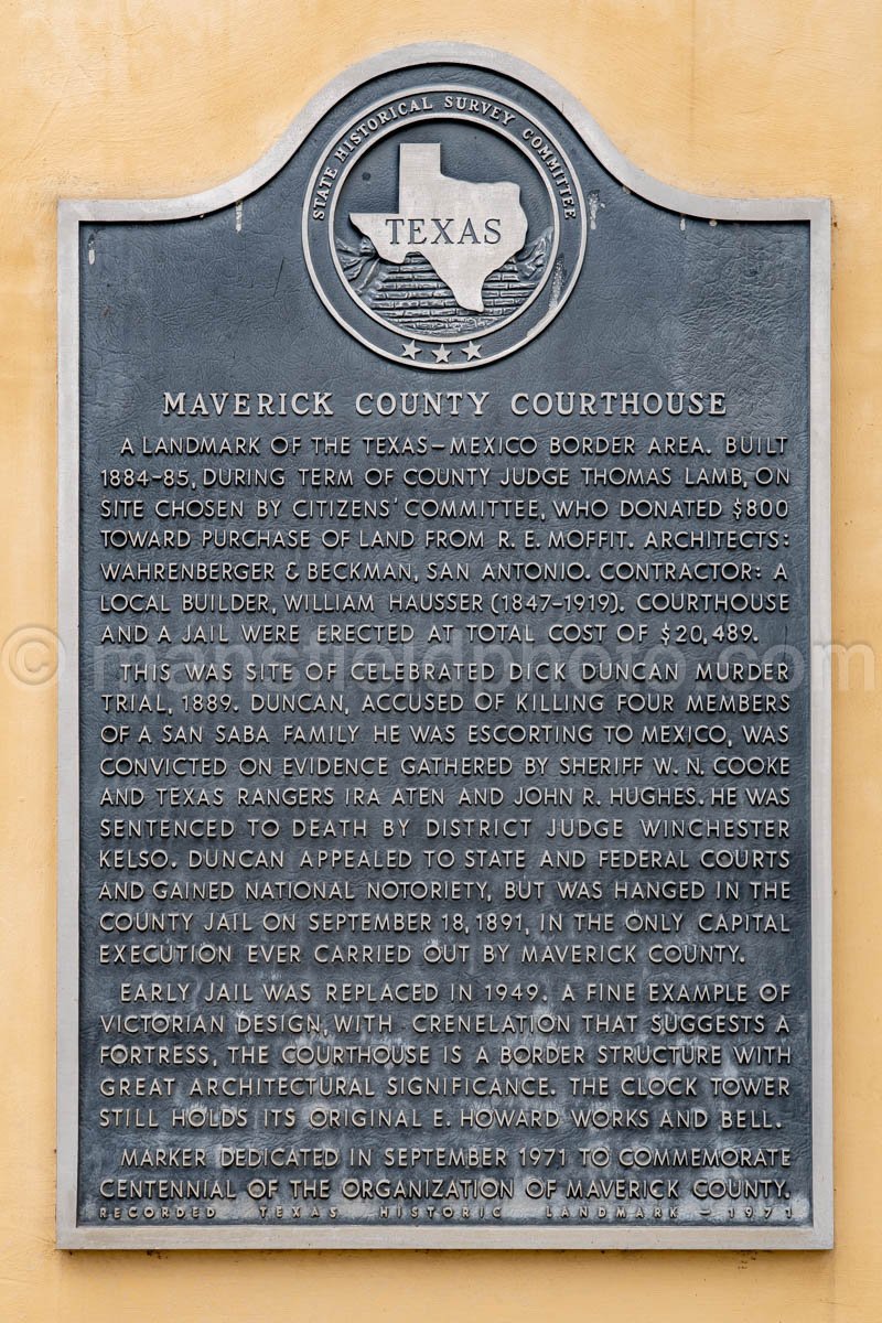 Eagle Pass, Texas, Maverick County Courthouse A4-30220