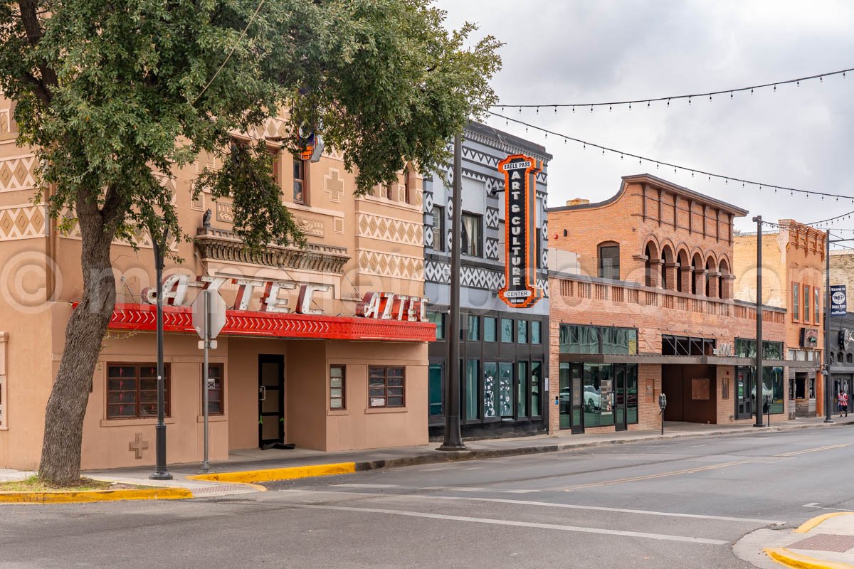 Aztec Theatre in Eagle Pass, Texas A4-30227