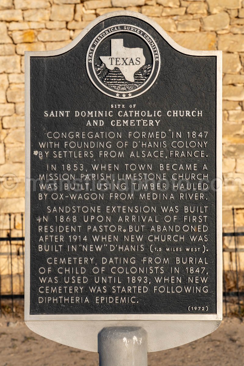 Saint Dominic Catholic Church in D’Hanis, Texas A4-30354