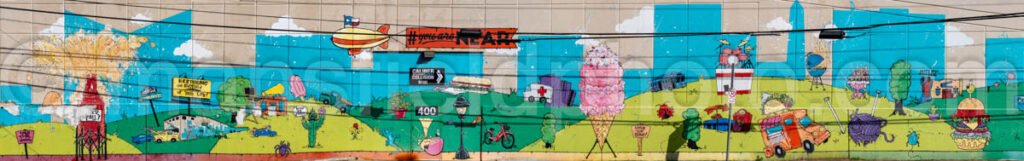 Mural in Fort Worth, Texas A4-30375 - Mansfield Photography