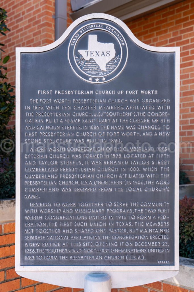 First Presbyterian Church in Fort Worth, Texas A4-30396 - Mansfield Photography