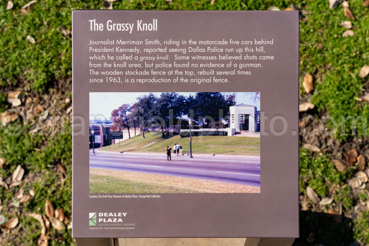 Grassy Knoll in Dallas, Texas A4-30420