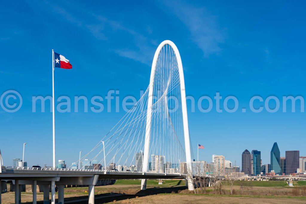 Margaret Hunt Hill Bridge in Dallas, Texas A4-30459 - Mansfield Photography