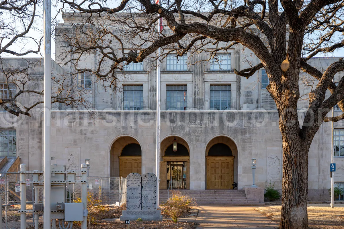 Graham, Texas, Young County Courthouse A4-30480
