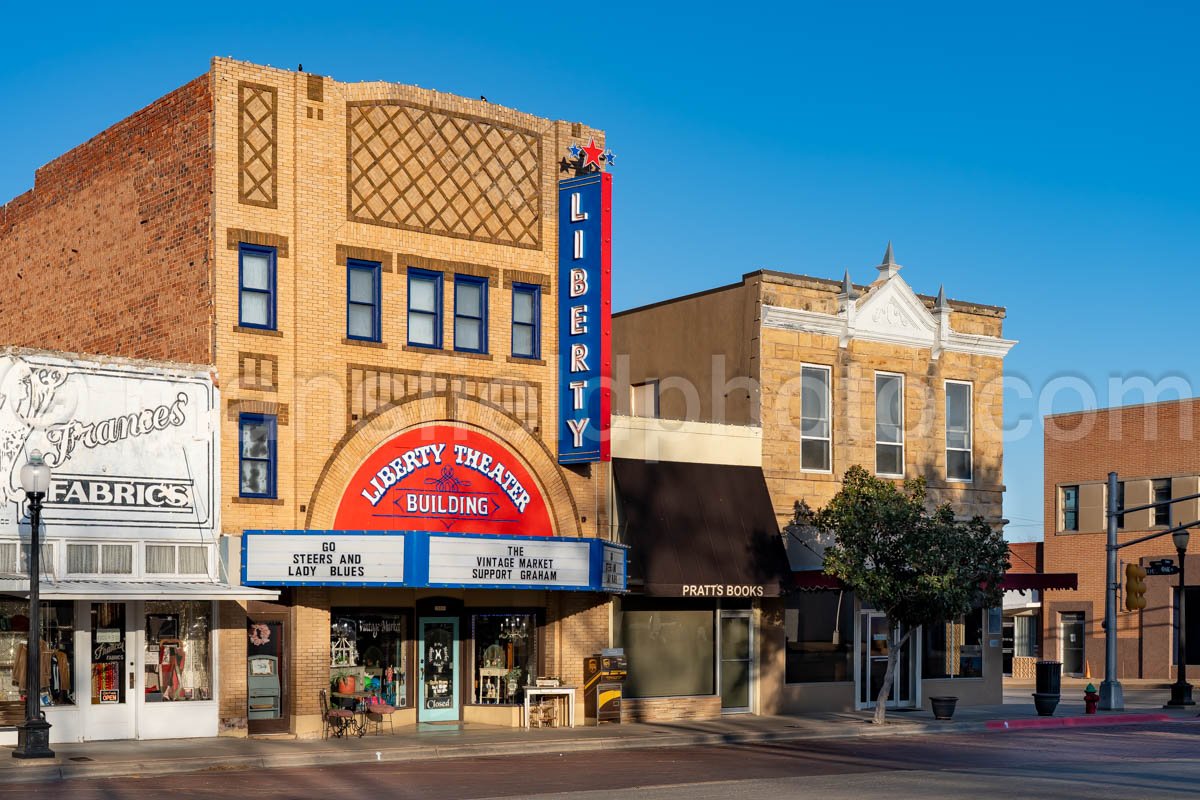 Liberty Theatre in Graham, Texas A4-30483