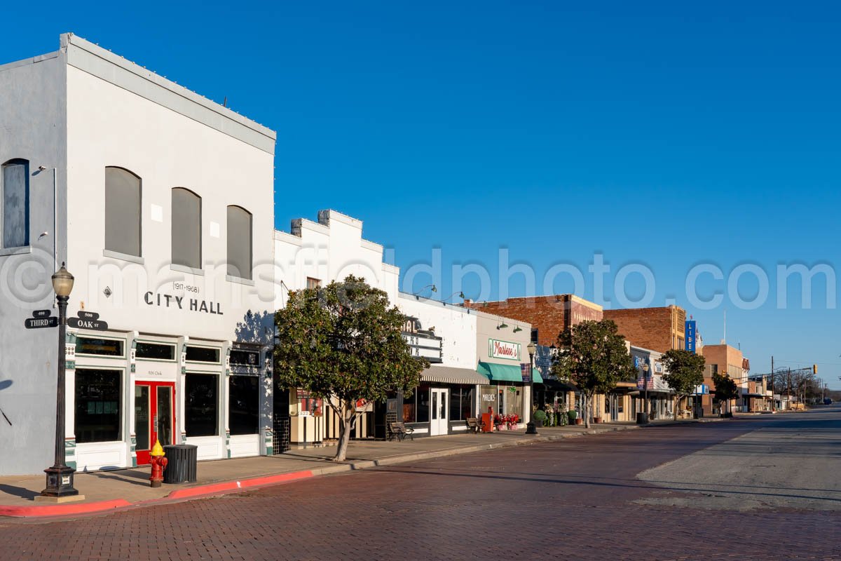 Old City Hall in Graham, Texas A4-30487