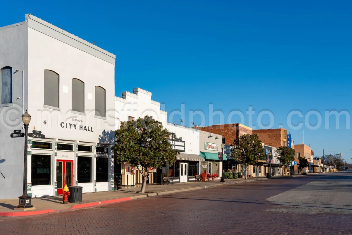 Old City Hall In Graham, Texas A4-30487