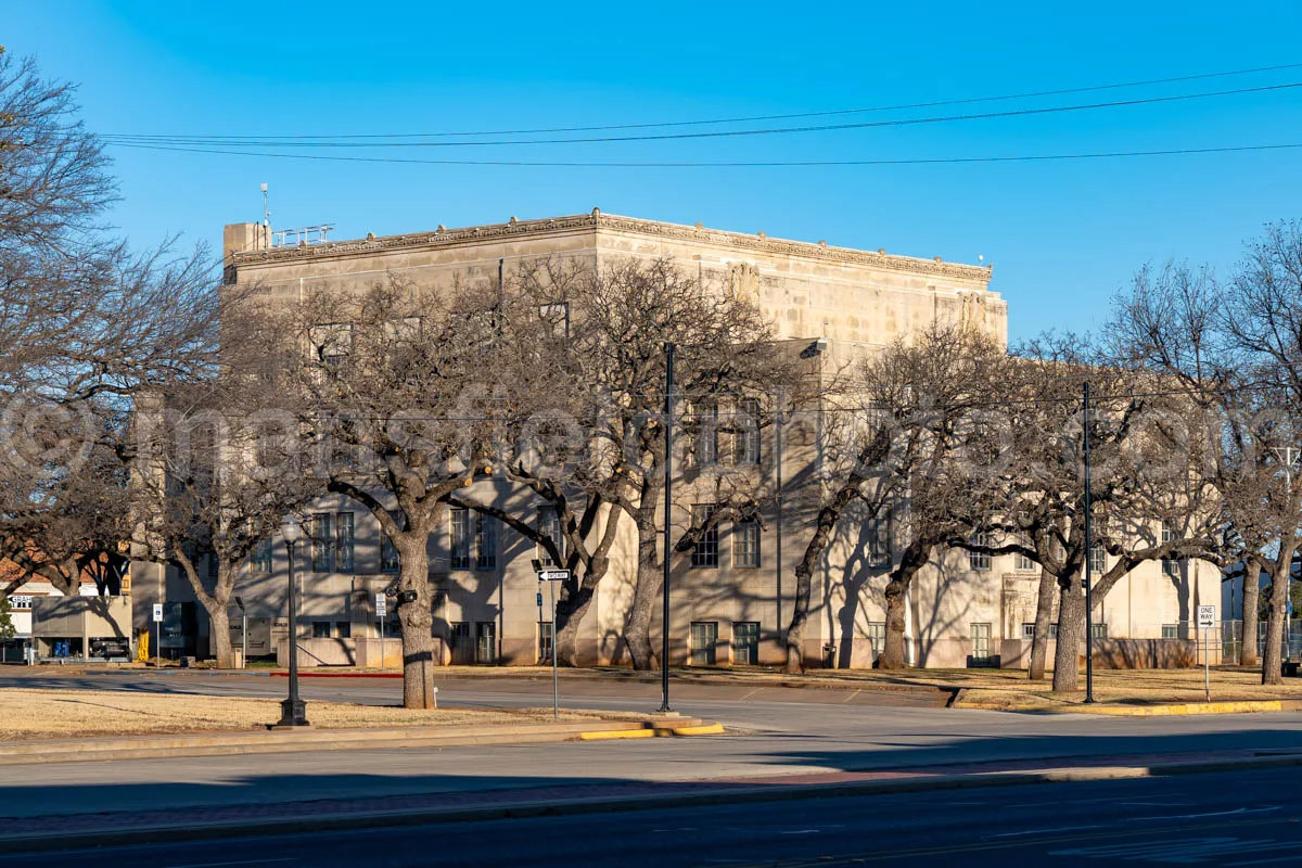 Graham, Texas, Young County Courthouse A4-30506
