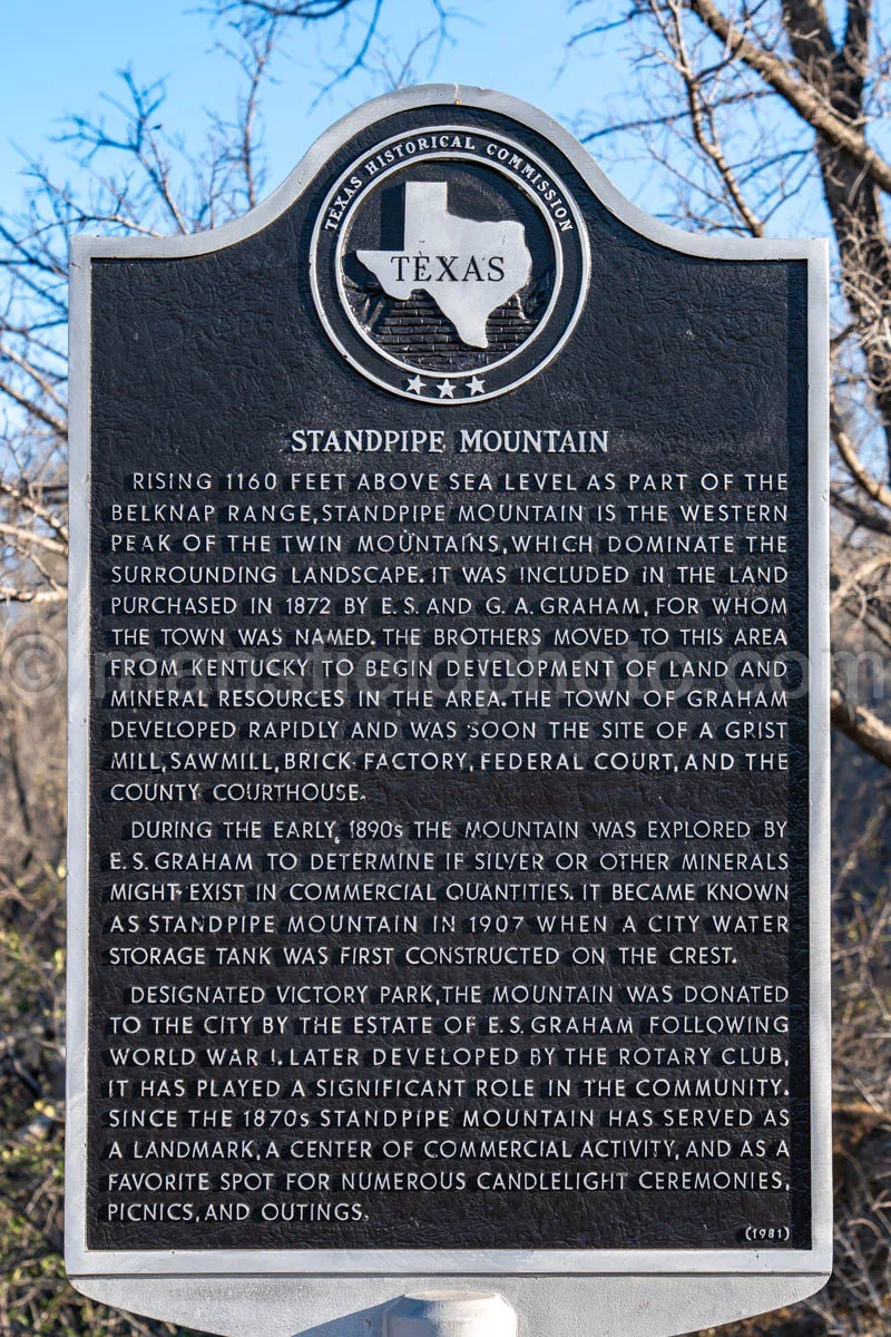 Graham, Texas, Standpipe Mountain A4-30521