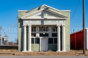 First National Bank In Newcastle, Texas A4-30545 - Mansfield Photography