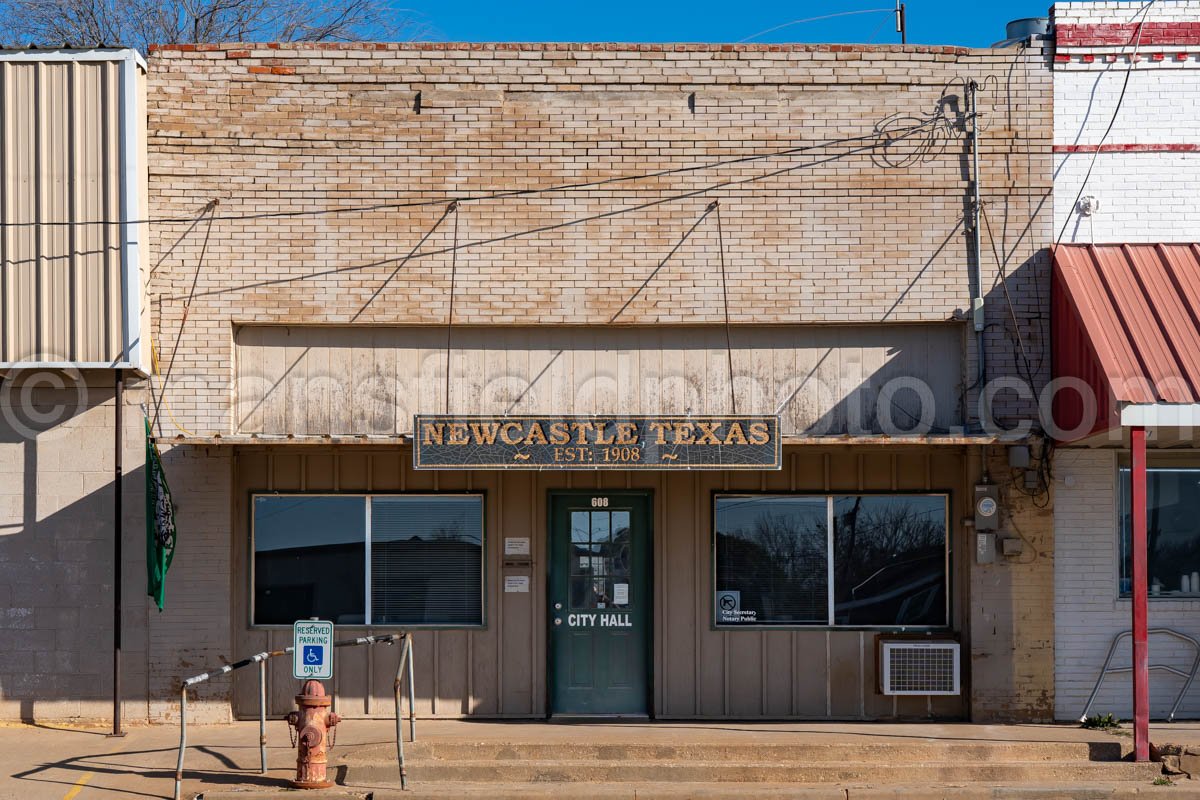 City Hall in Newcastle, Texas A4-30548