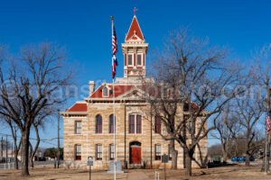 Throckmorton, Texas, Throckmorton County Courthouse A4-30556 - Mansfield Photography