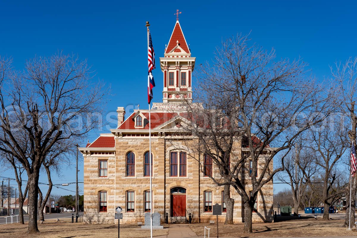 Throckmorton, Texas, Throckmorton County Courthouse A4-30556