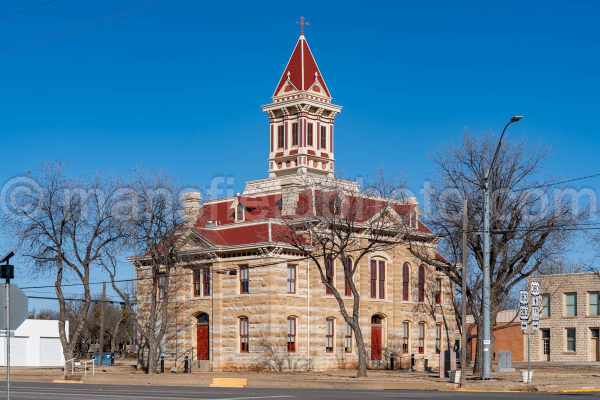 Throckmorton, Texas, Throckmorton County Courthouse A4-30557