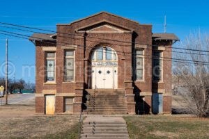 First Presbyterian Church In Throckmorton, Texas A4-30570 - Mansfield Photography