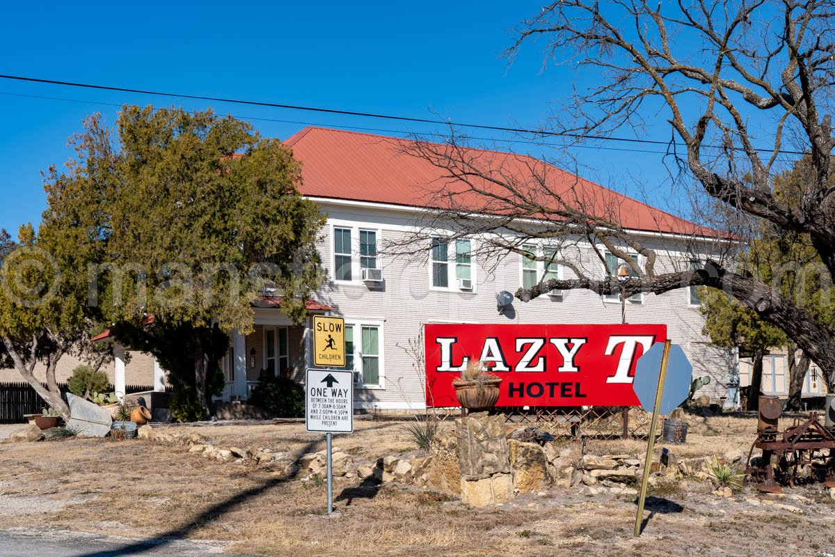 Lazy T Hotel in Throckmorton, Texas A4-30572