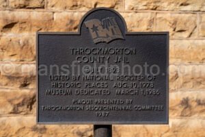 Throckmorton, Texas, County Jail A4-30574 - Mansfield Photography