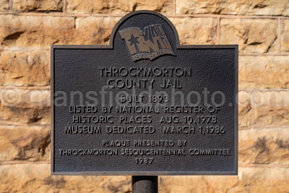 Throckmorton, Texas, County Jail A4-30574