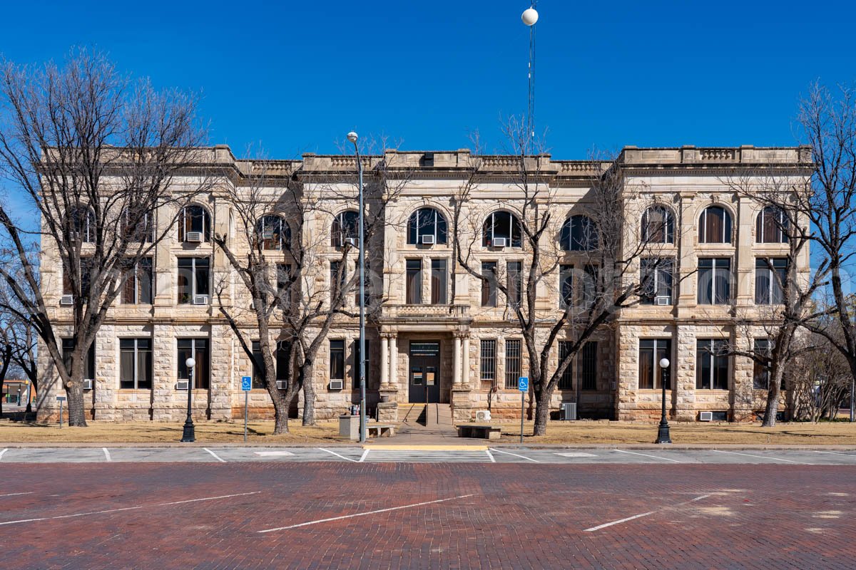 Haskell, Texas, Haskell County Courthouse A4-30586