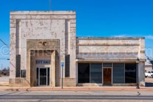 Old Bank in Knox City, Texas A4-30657 - Mansfield Photography