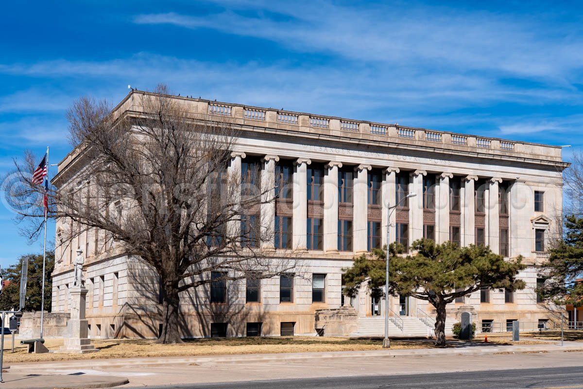 Vernon, Texas, Wilbarger County Courthouse A4-30738