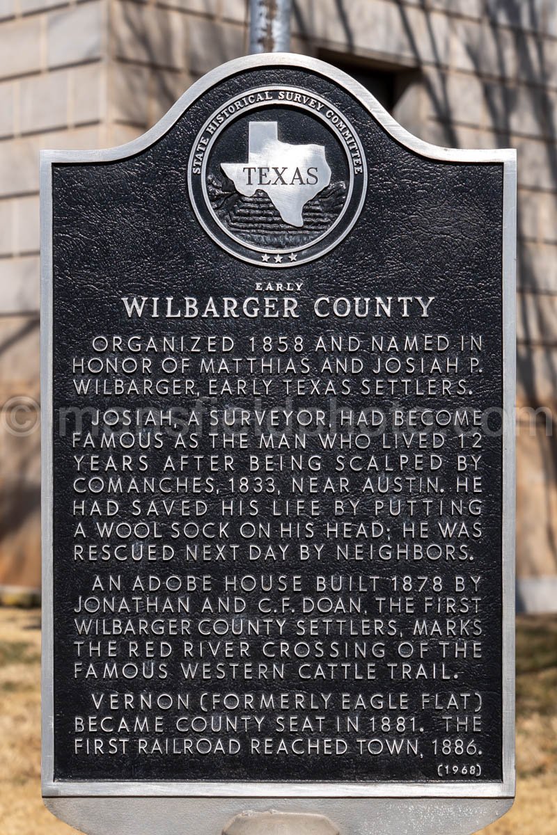 Vernon, Texas, Wilbarger County Courthouse A4-30741