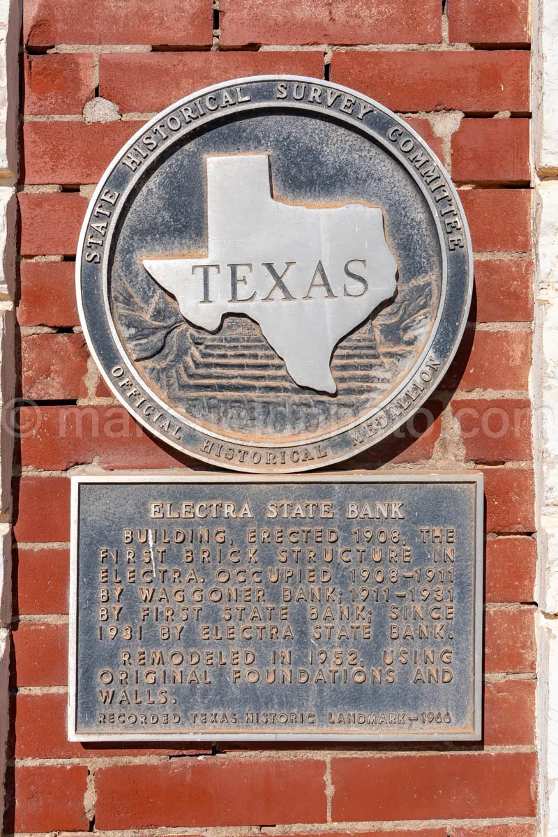 State Bank in Electra, Texas A4-30772