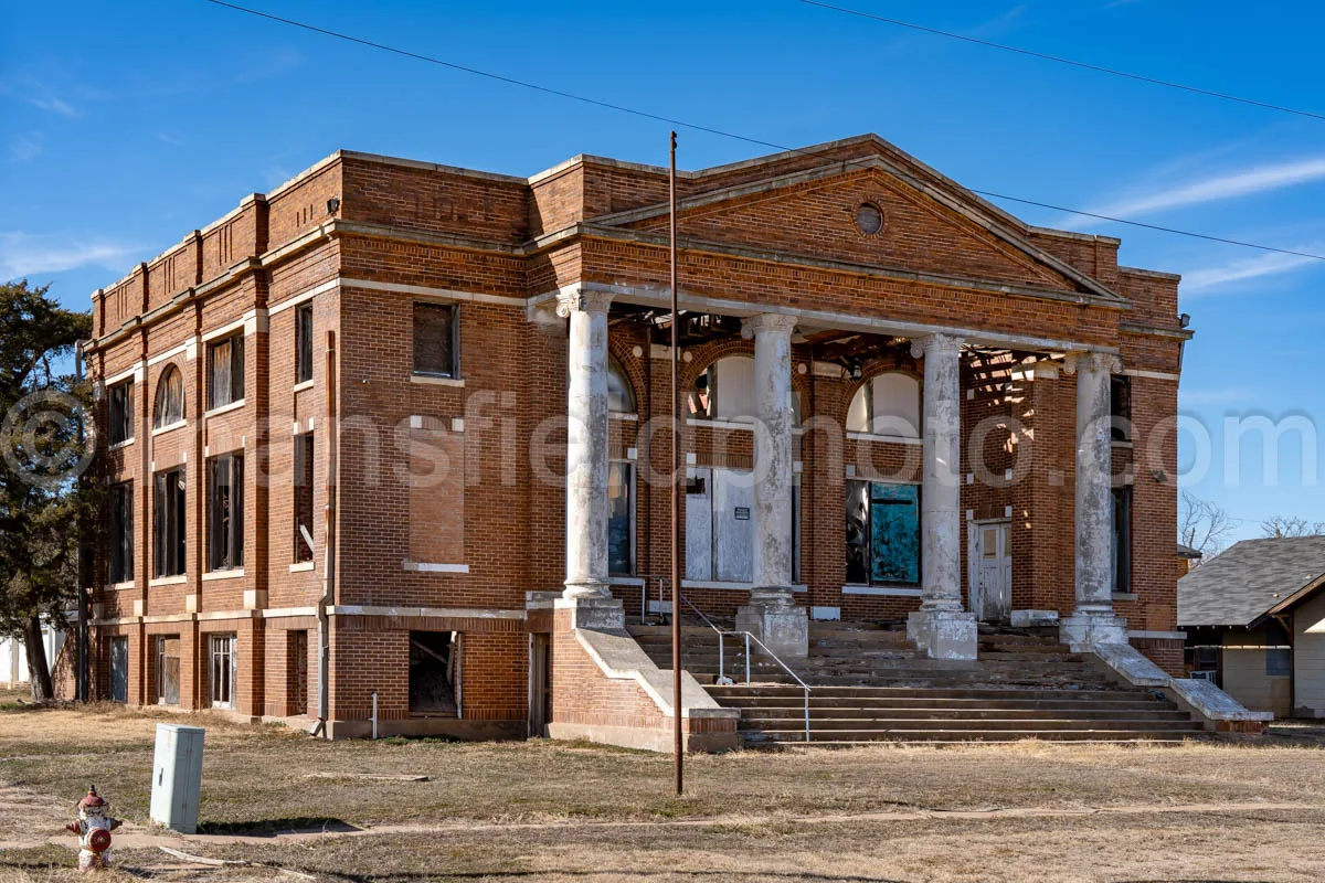 Old Church in Electra, Texas A4-30777