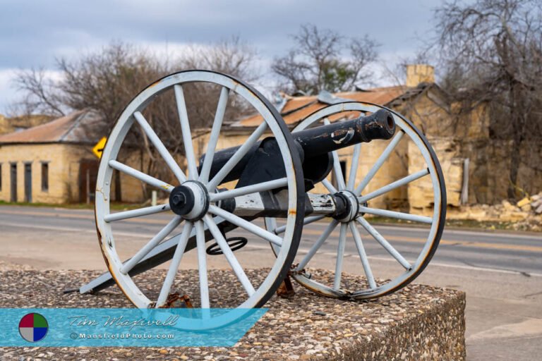 Canon in Brackettville, Texas