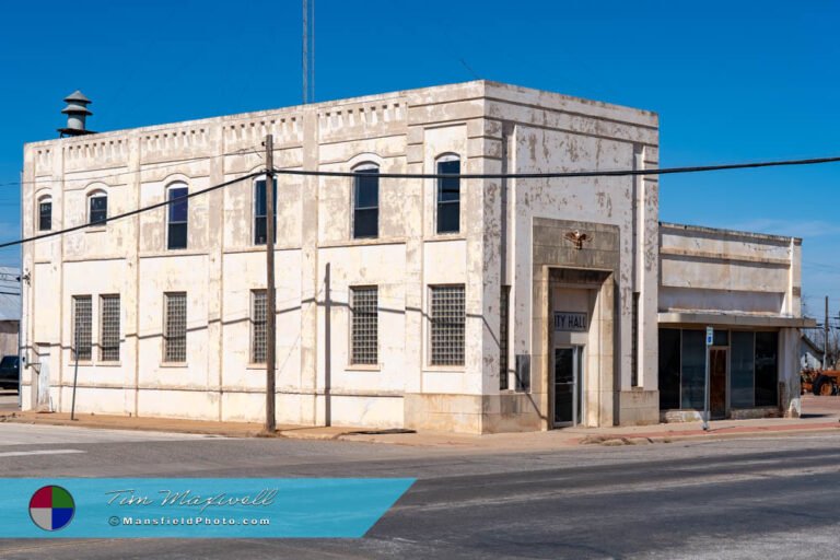 Old Bank In Knox City, Texas