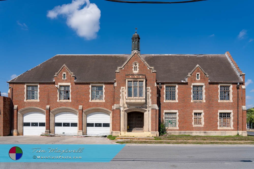 Old City Hall and Firehouse in Mercedes, Texas