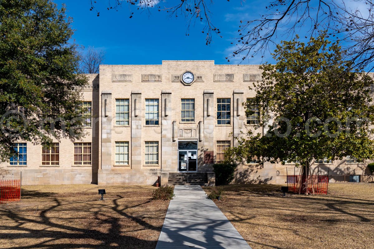 Junction, Texas, Kimble County Courthouse A4-30942