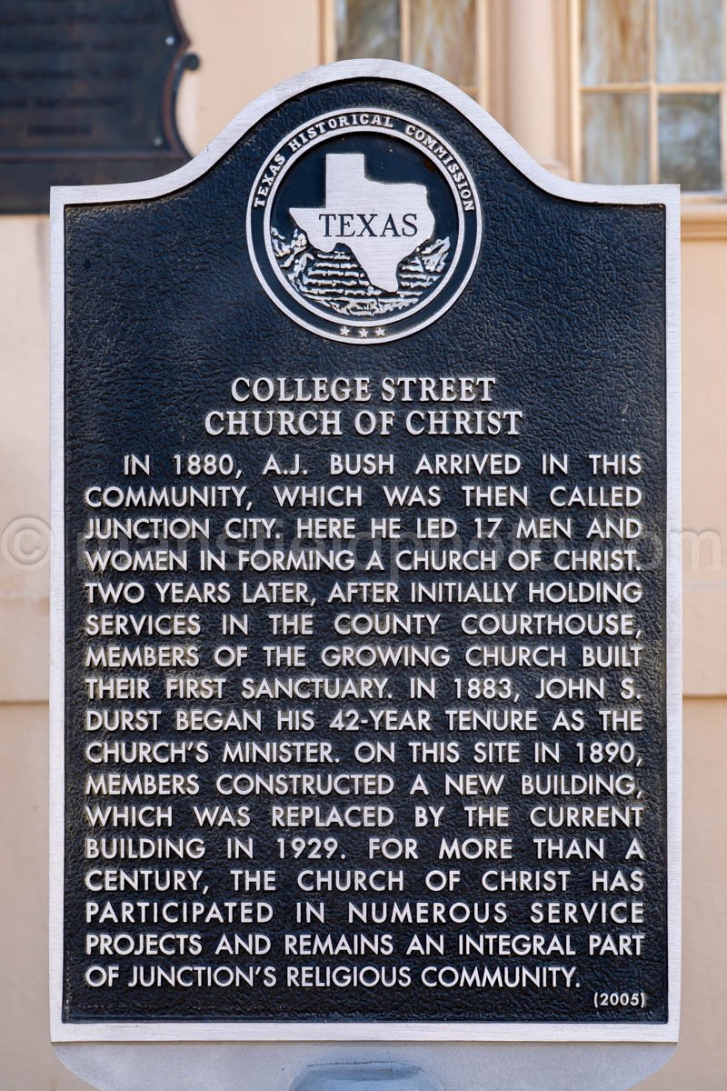 Church of Christ in Junction, Texas A4-30946