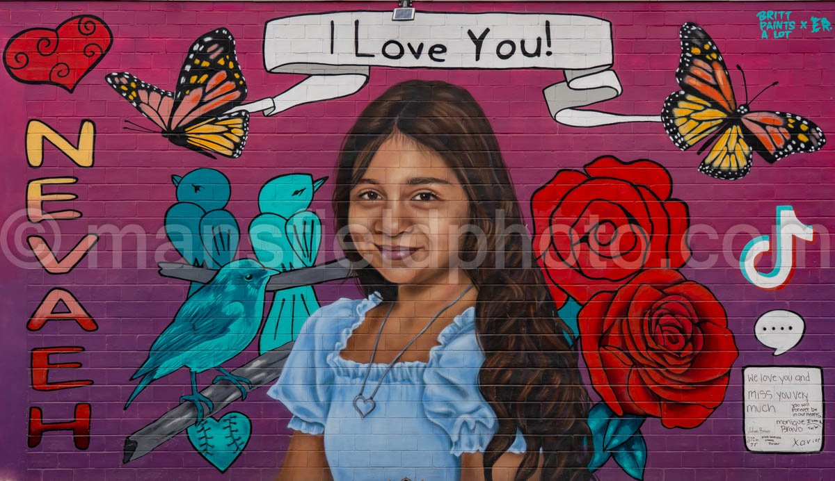 Mural in Uvalde, Texas A4-30992