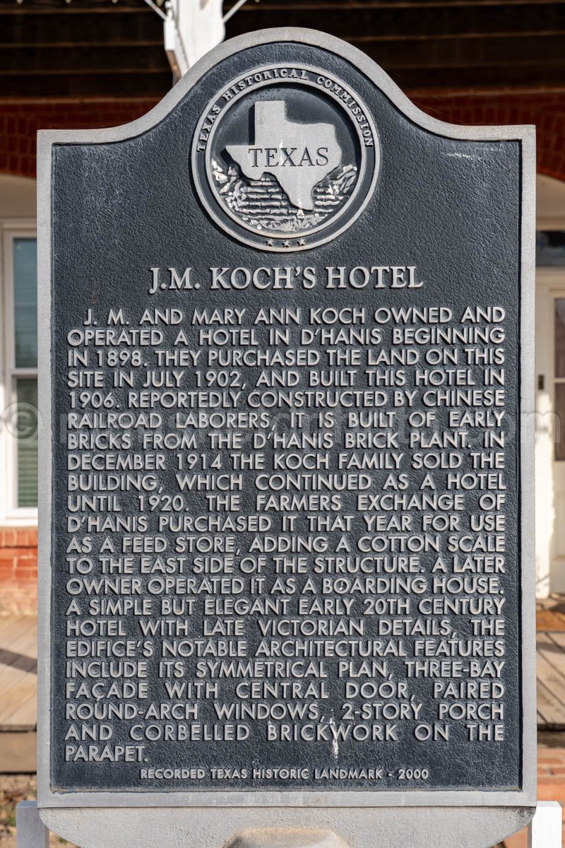 JM Koch’s Hotel in D’Hanis, Texas A4-31110