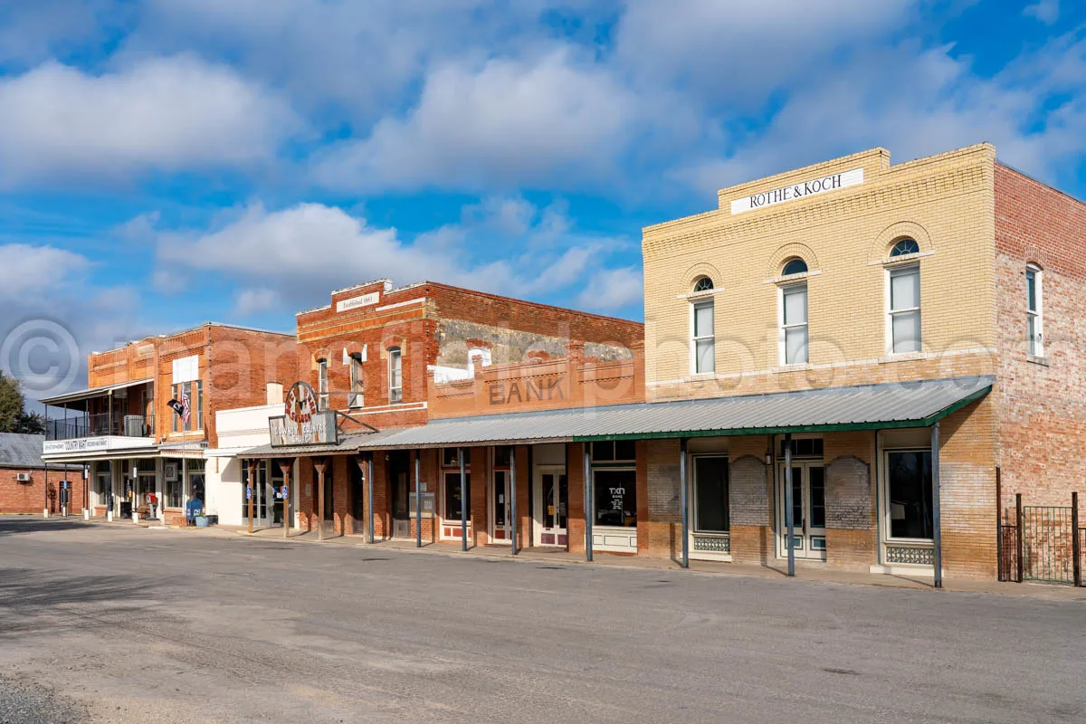 Street View In D’Hanis, Texas A4-31114