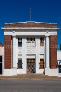 Old Bank In Uvalde, Texas A4-31170 - Mansfield Photography