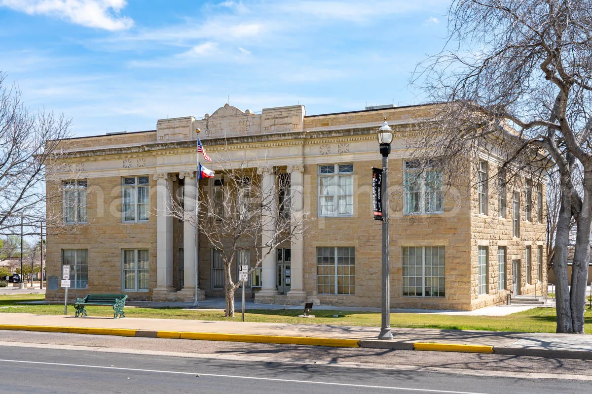 Carrizo Springs, Texas, Dimmit County Courthouse A4-31199