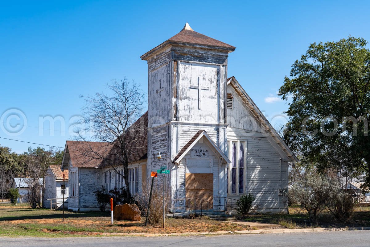 Old Church in Pearsall, Texas A4-31281