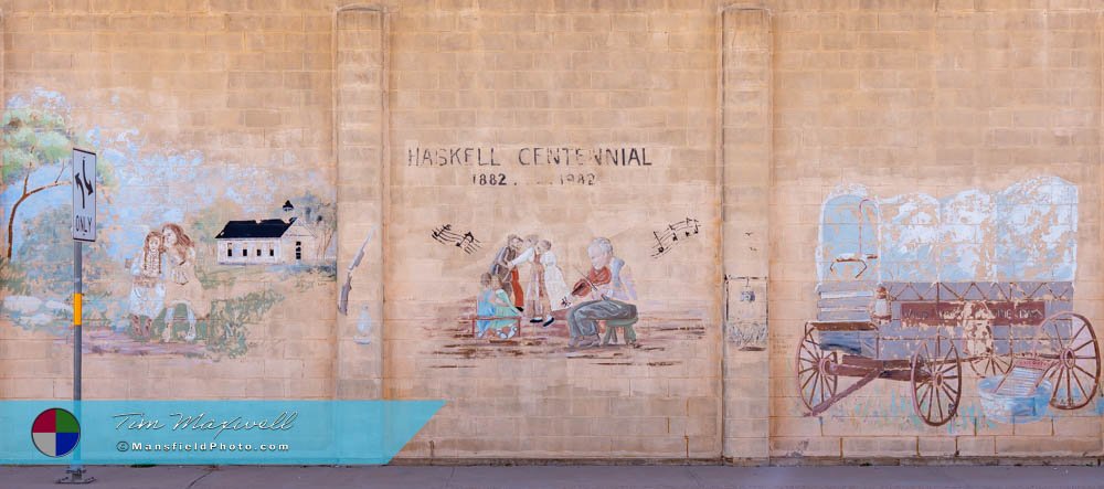 Centennial Mural in Haskell, Texas