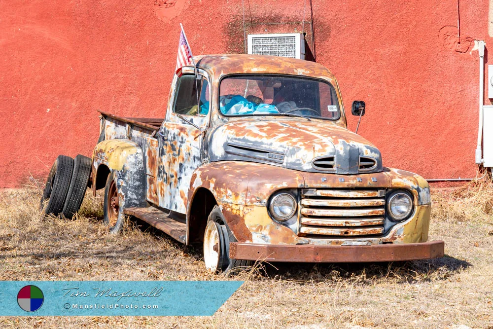 Ford Truck In Downtown