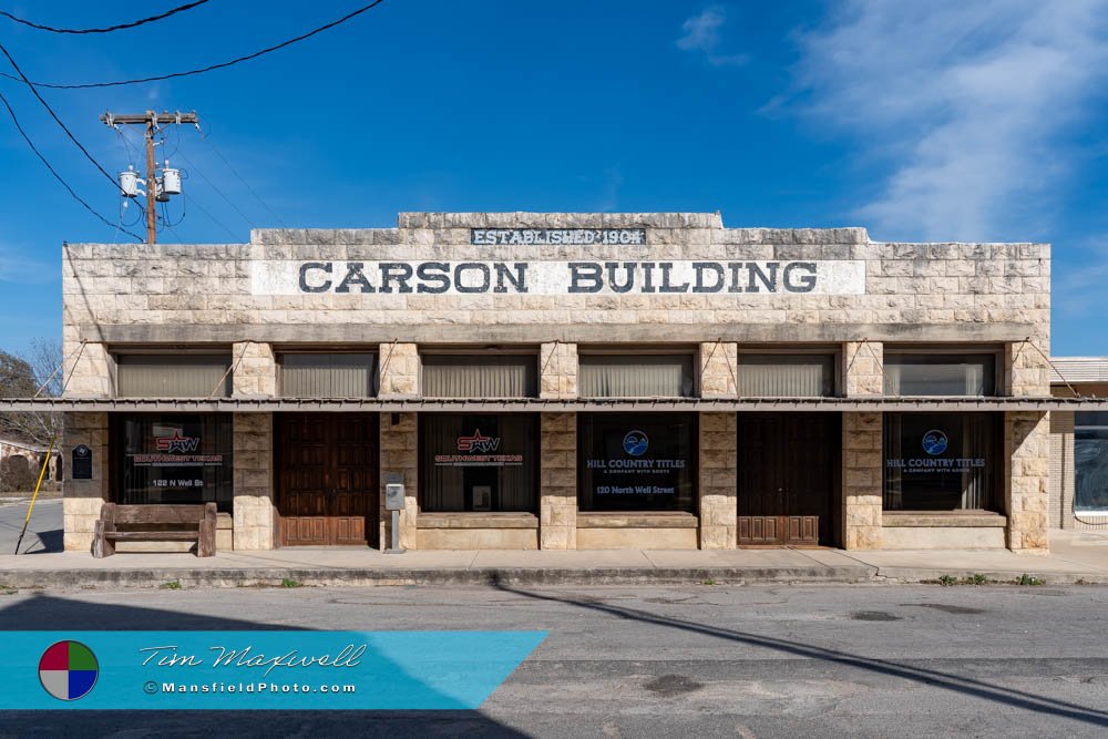 Historic Carson Building in Rocksprings, Texas